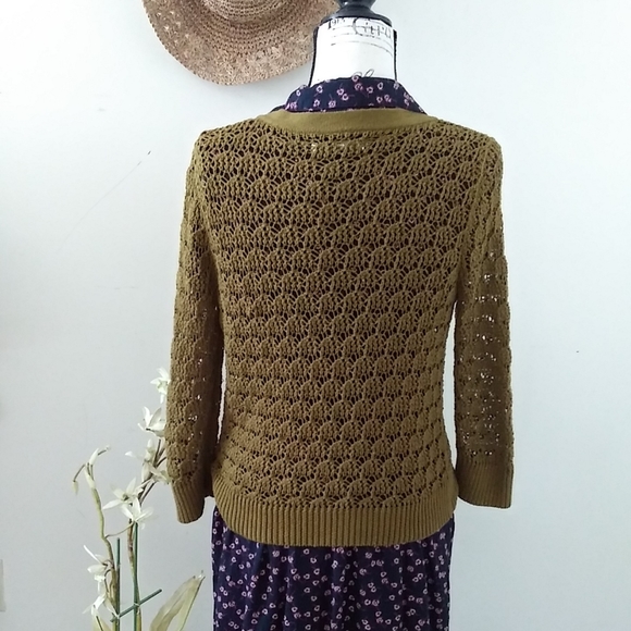 🌵VINTAGE OLD NAVY COTTON KNIT SWEATER - Picture 2 of 10